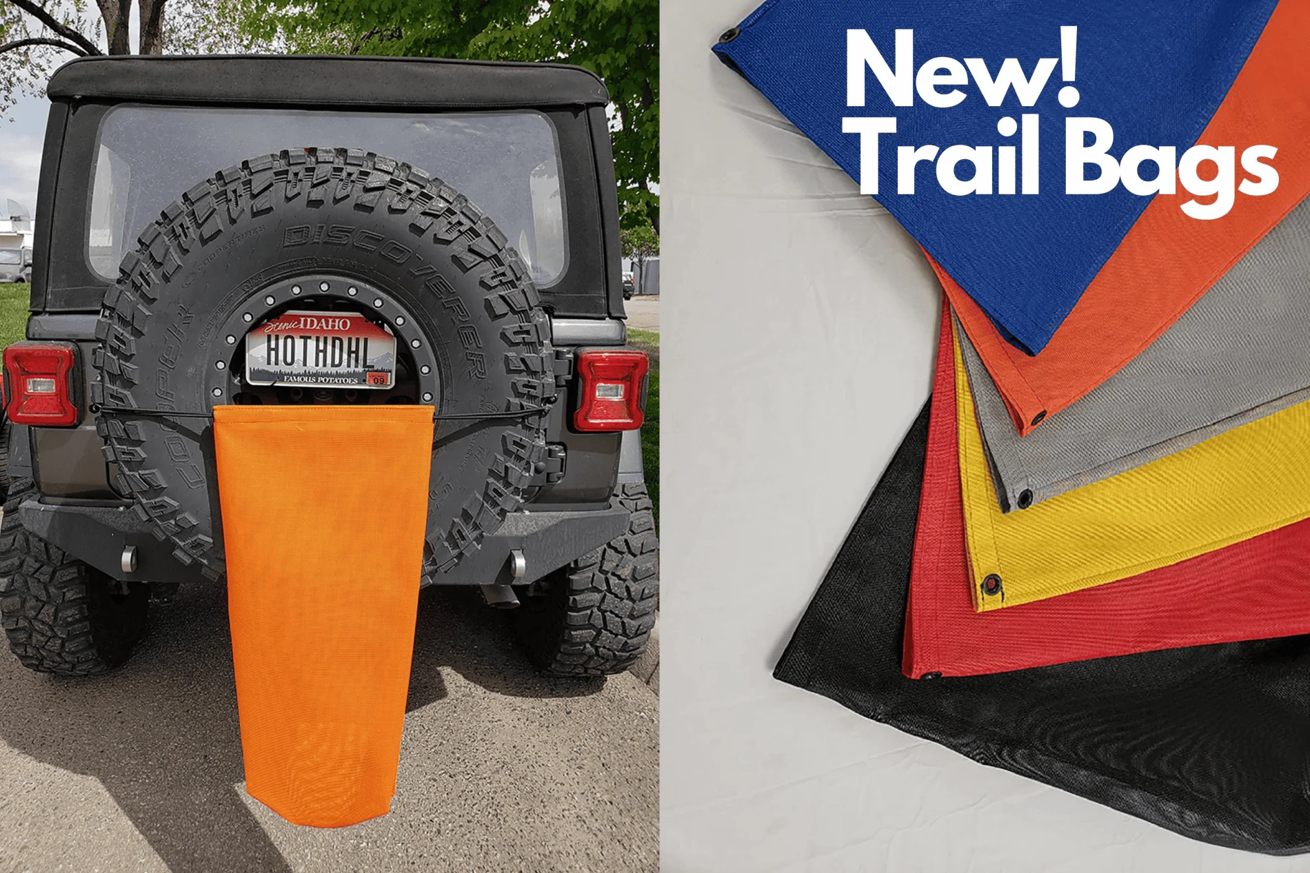 Jeep Gladiator NEW! Hothead Trail Bag - Washable, Mesh Trail Sack 1605899907546-png