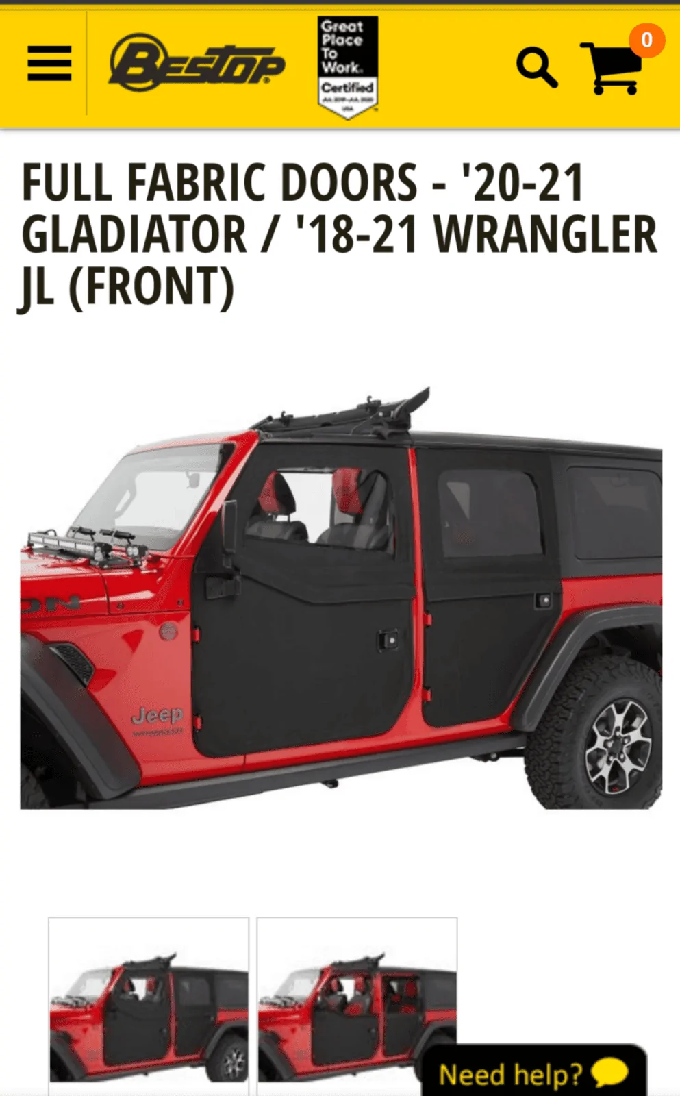 Jeep Gladiator Bestop’s Flash Sale Festival starts now!!! Screenshot_20201120-181920