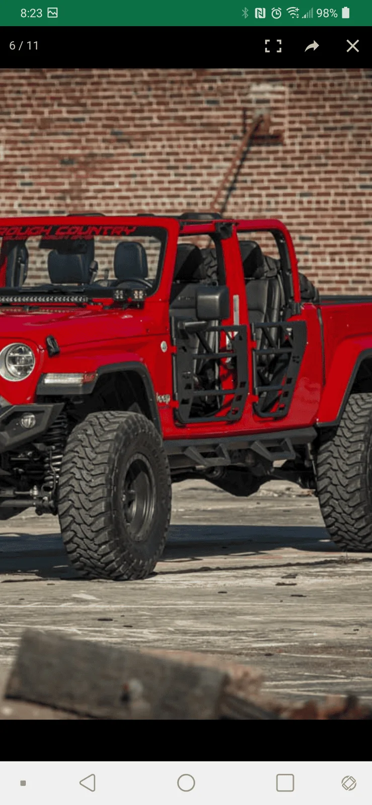 Jeep Gladiator Rough Country Contour vs Nerf Steps Screenshot_20200830-082334