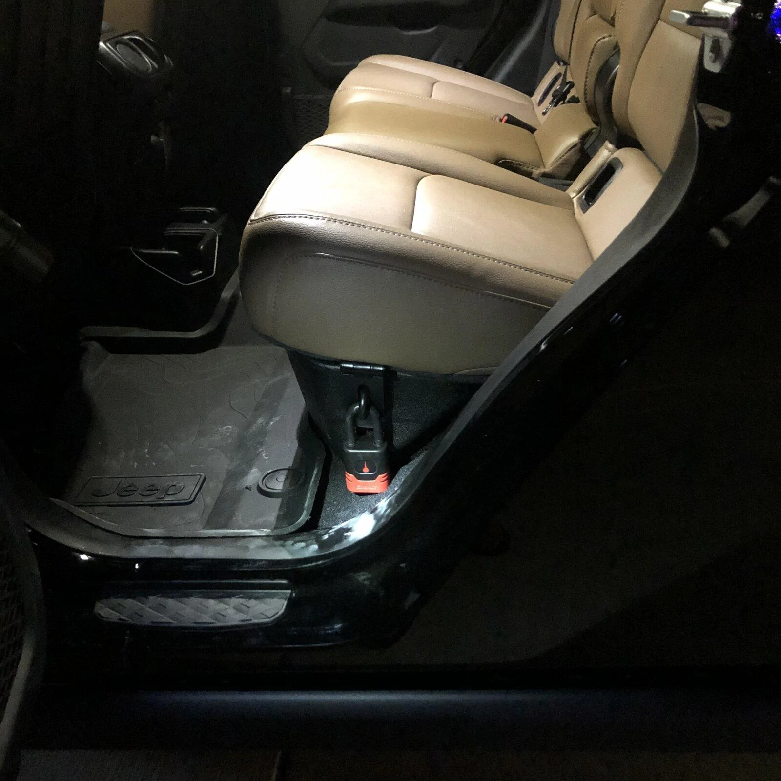 Jeep Gladiator HOW TO: Locking Gladiator back seat bottom or locking under seat storage FF8DAC2B-62A8-4860-A9CF-82633D7FFA6A