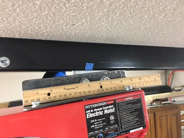 Jeep Gladiator My door and top storage DIY solutions.... cart and hoist. Hoist2