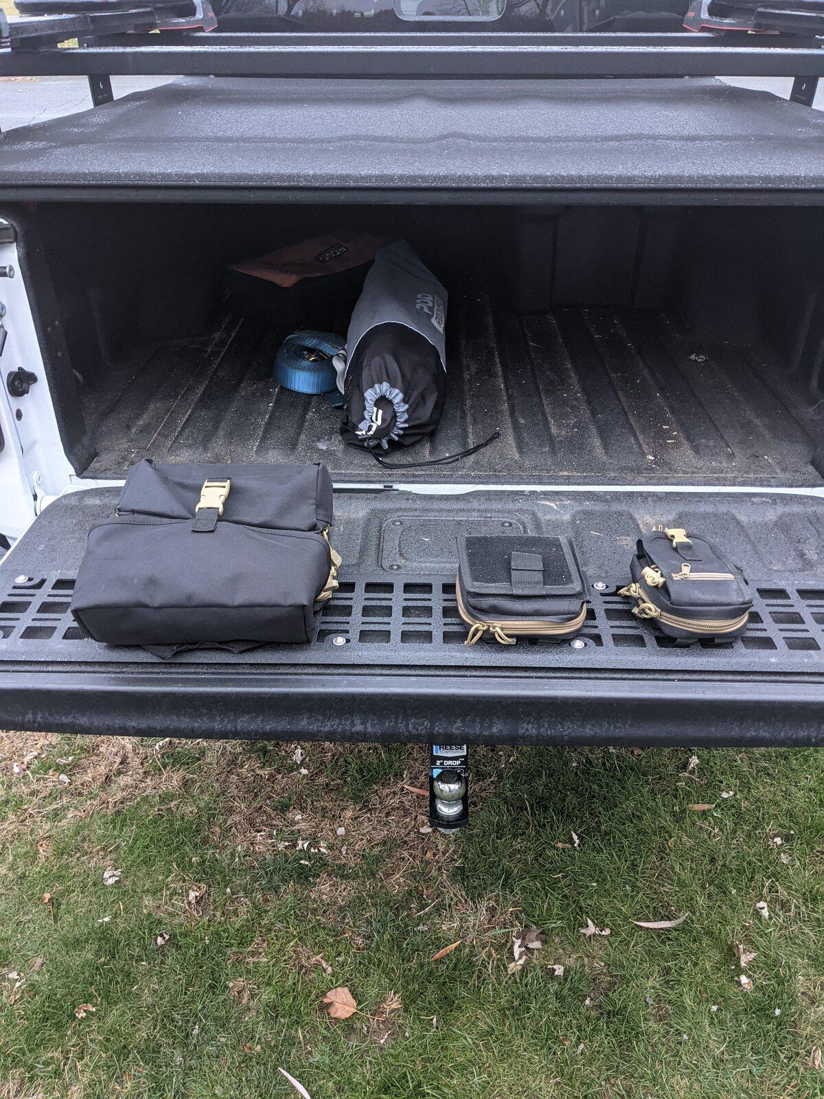 Jeep Gladiator Tailgate MOLLE panels! PXL_20201122_205953327