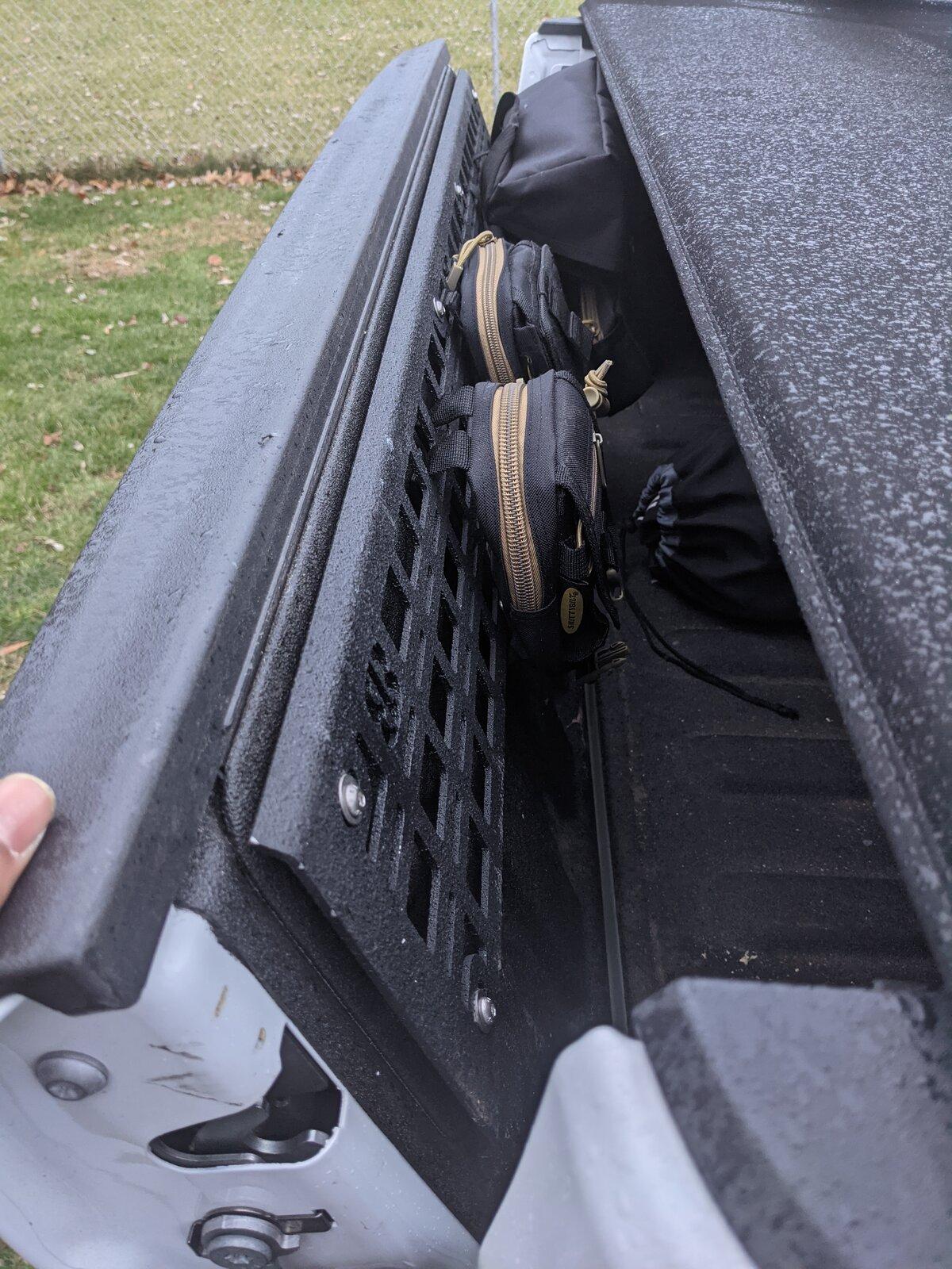 Jeep Gladiator Tailgate MOLLE panels! PXL_20201122_210037152