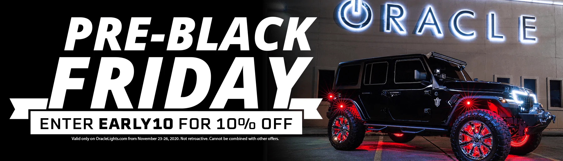 Jeep Gladiator ? Early BFCM sale starts NOW at OracleLights.com! forum_preblackfriday