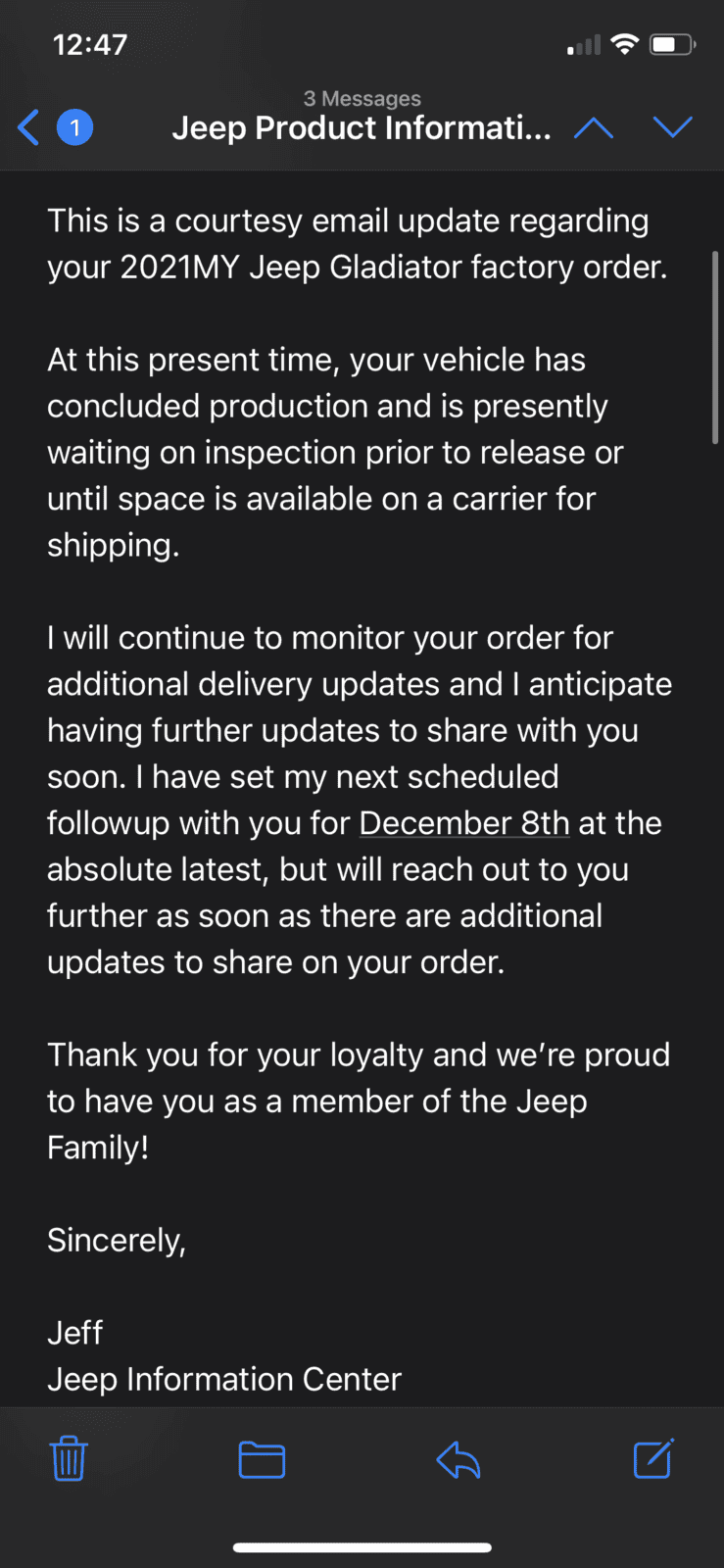 Jeep Gladiator Gladiator Window Sticker and Build Sheet Order Tracking F28E4B1A-6779-49EF-B0C7-01BE597FAEE5