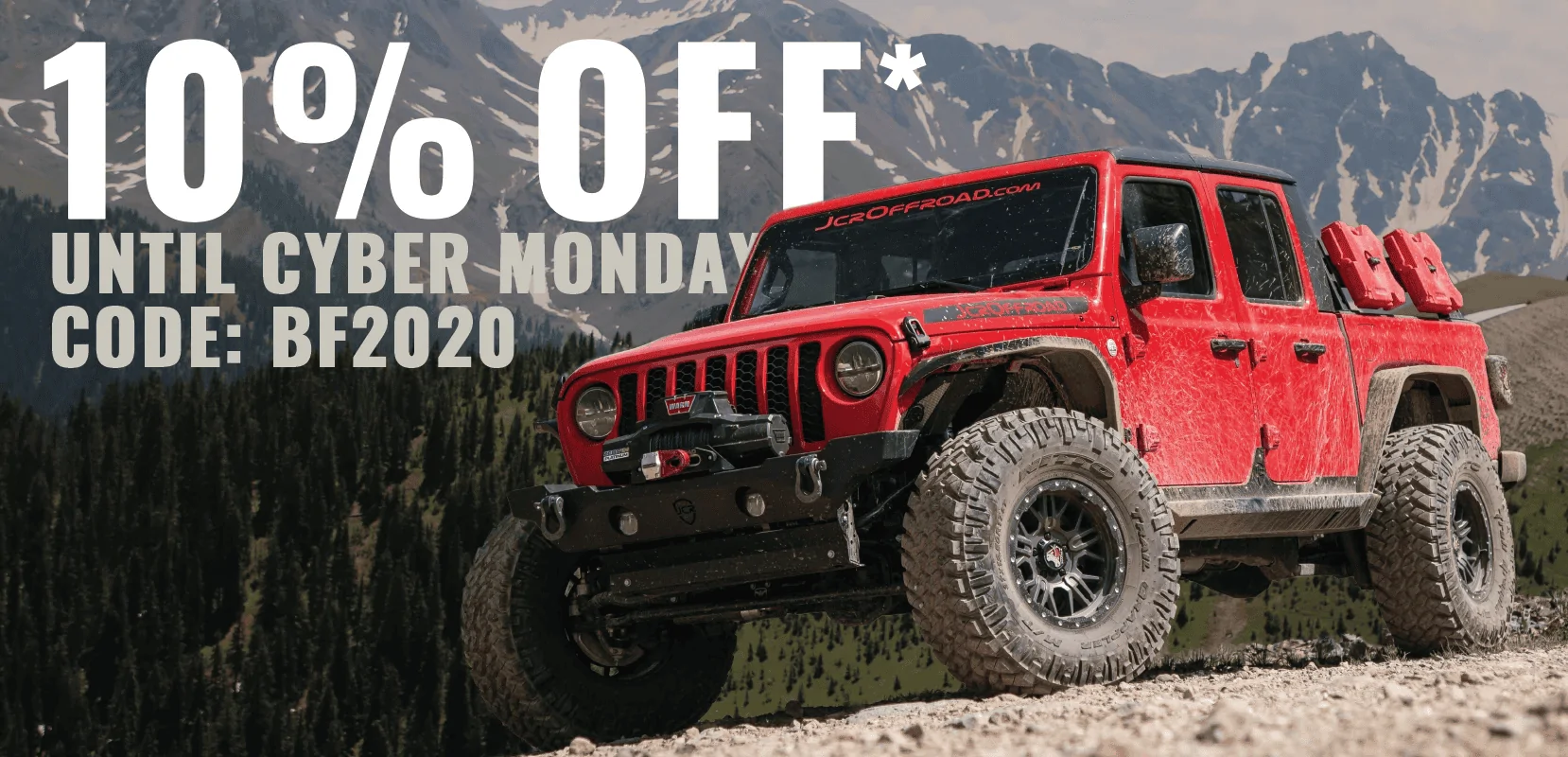 Jeep Gladiator Black Friday/Cyber Monday Sale! 1606254690127