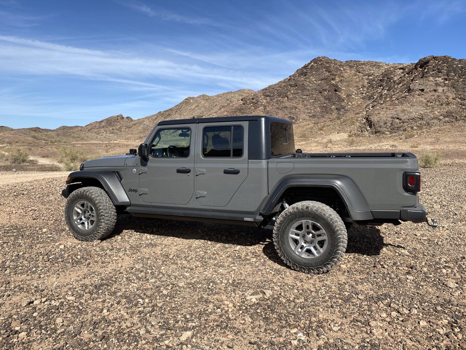 Jeep Gladiator Lets see those Sport S Gladiators with 35" tires and wheels !! 1DF3C48D-BD58-47D8-8539-C231E19D9032