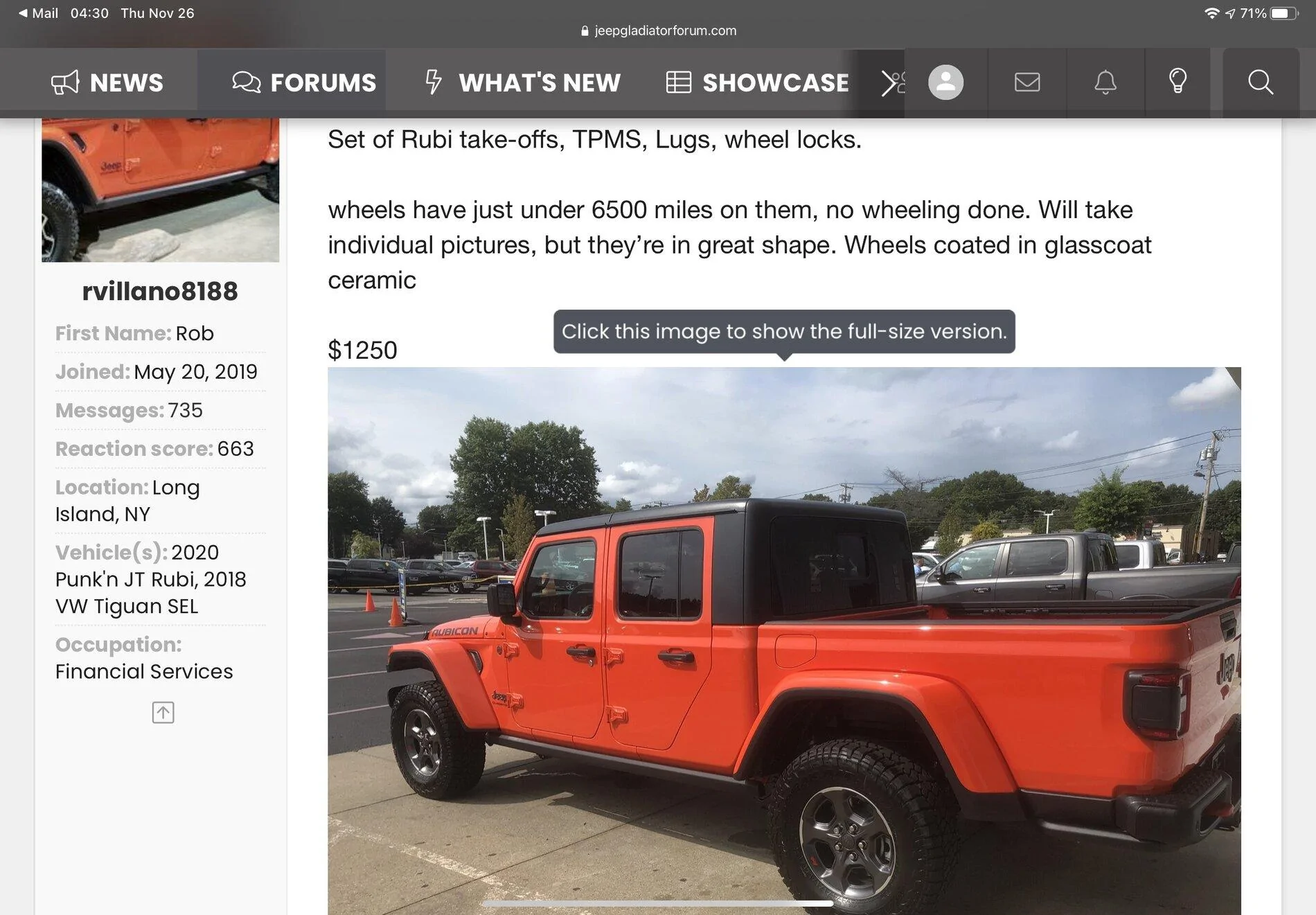 Jeep Gladiator What would you do? CE3C5257-A45A-49ED-839E-640B0316CE45