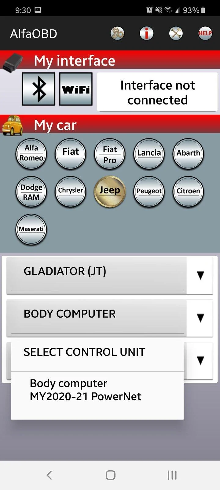 Jeep Gladiator 7” to 8.4” Issues Screenshot_20201126-093007_AlfaOBD