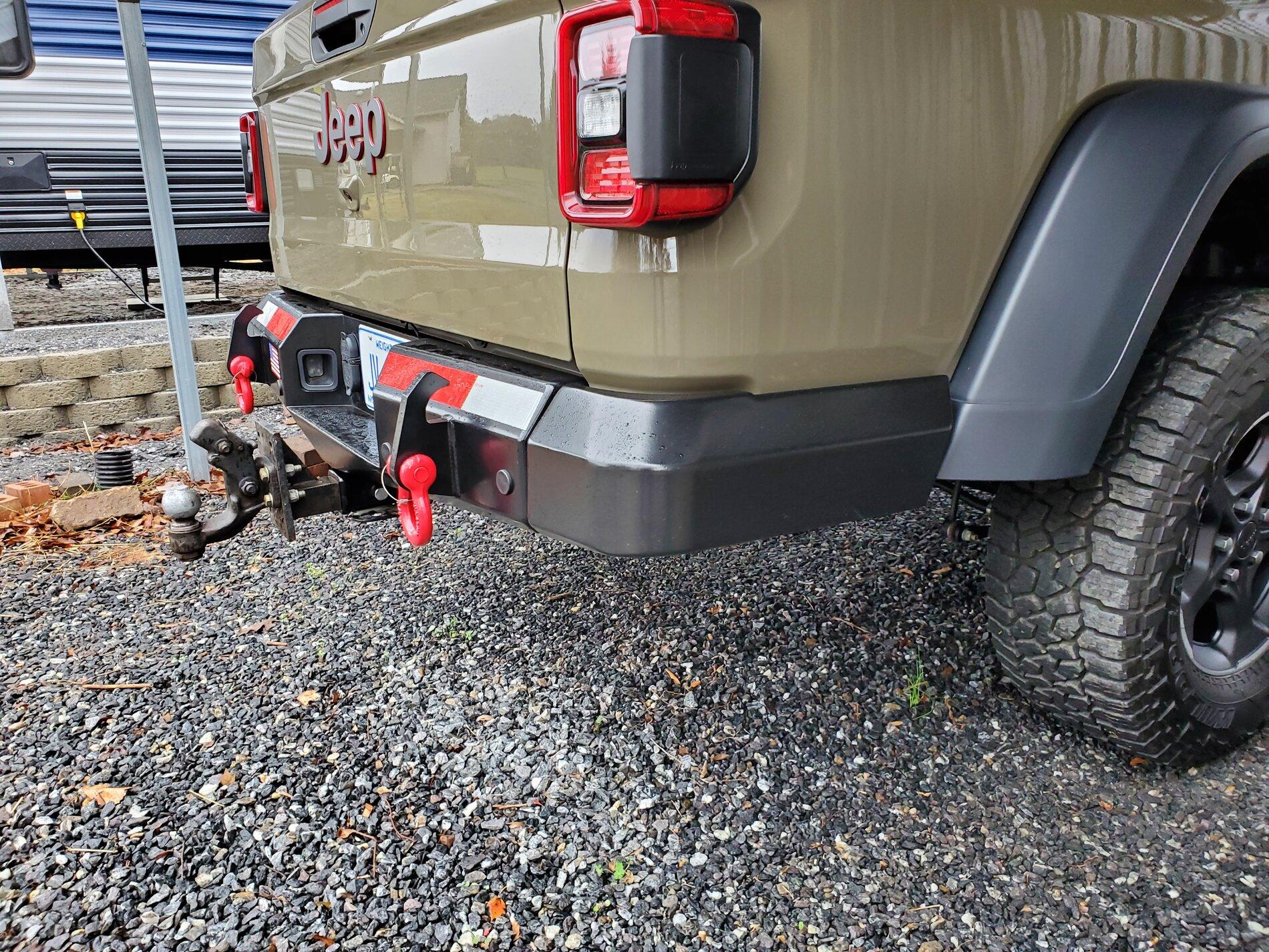 Jeep Gladiator Got rear-ended. Time for a bumper upgrade?—PLOT THICKENS!— 20201126_132504