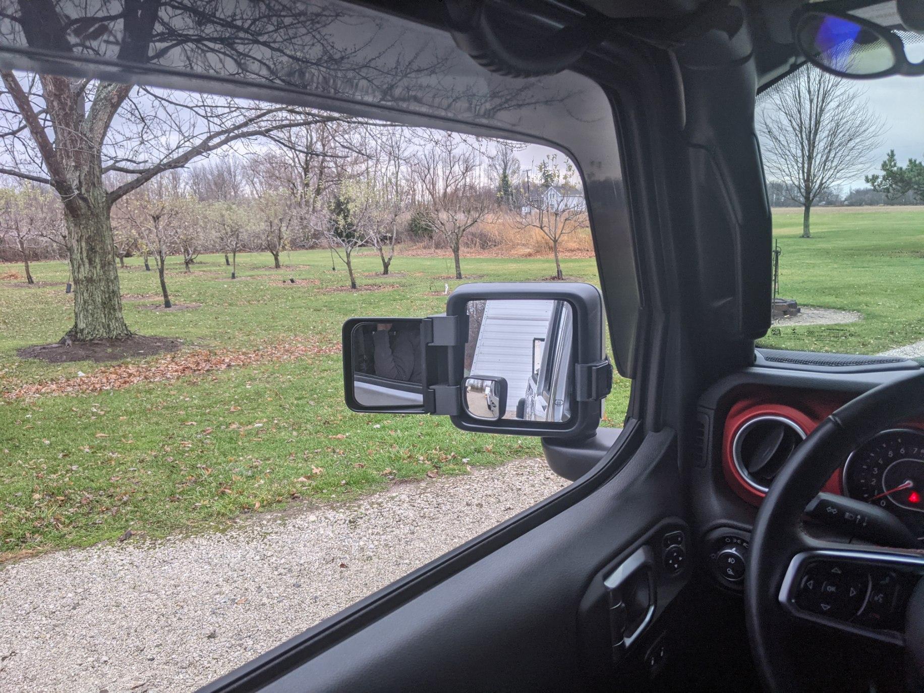 Jeep Gladiator Tow Mirrors - Rampage Adapters for JT/JL Original-In