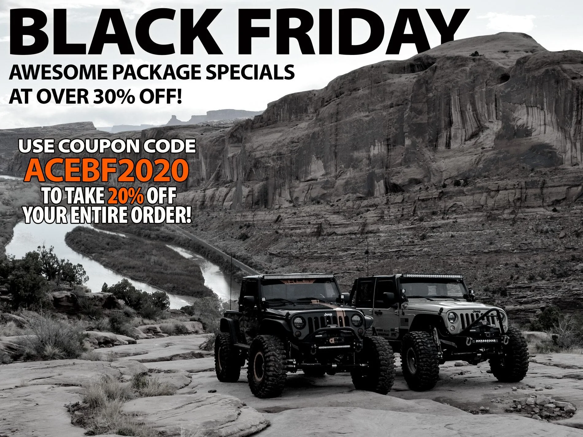 Jeep Gladiator Black Friday 2020 at ACE Engineering is Live! ACEBF2020