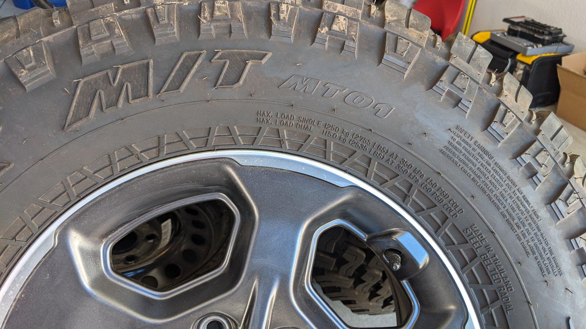 Jeep Gladiator Rubicon Takeoff Wheels + MT Tires, TPMS and Spare included - $1000 PXL_20201128_194405211