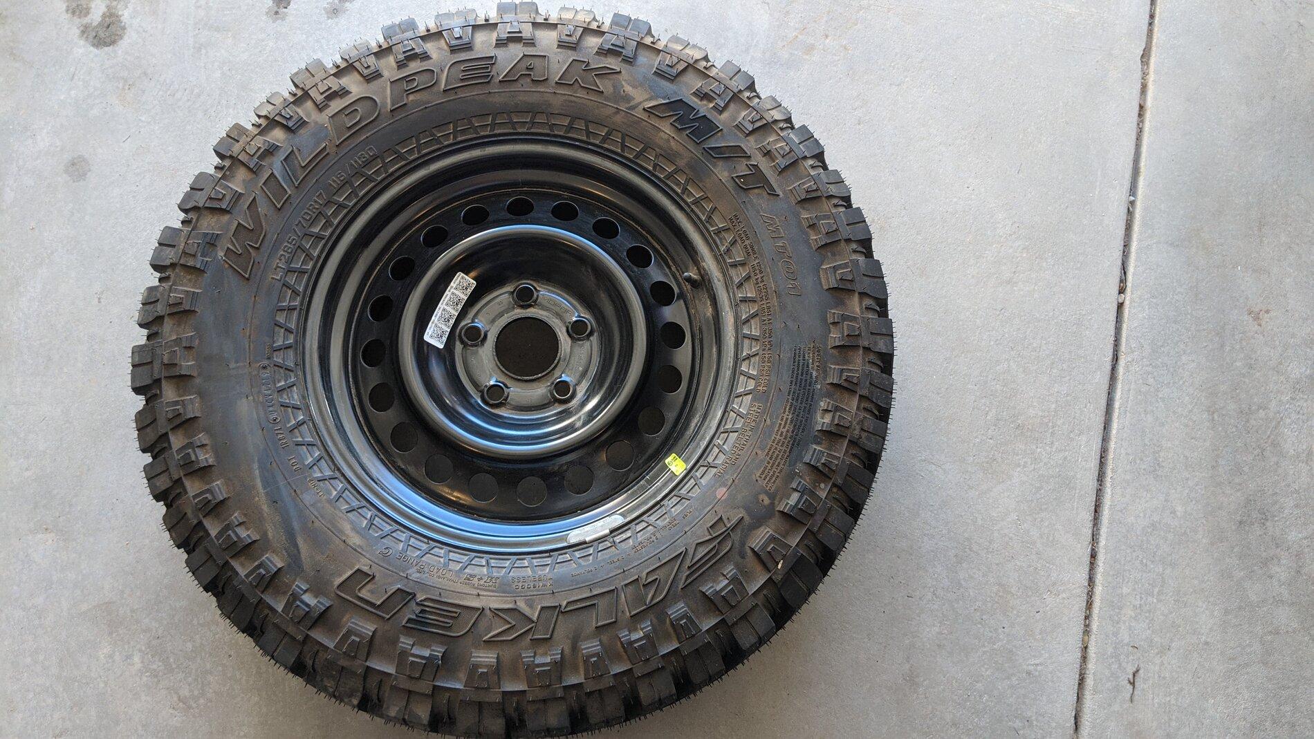 Jeep Gladiator Rubicon Takeoff Wheels + MT Tires, TPMS and Spare included - $1000 PXL_20201128_194835898