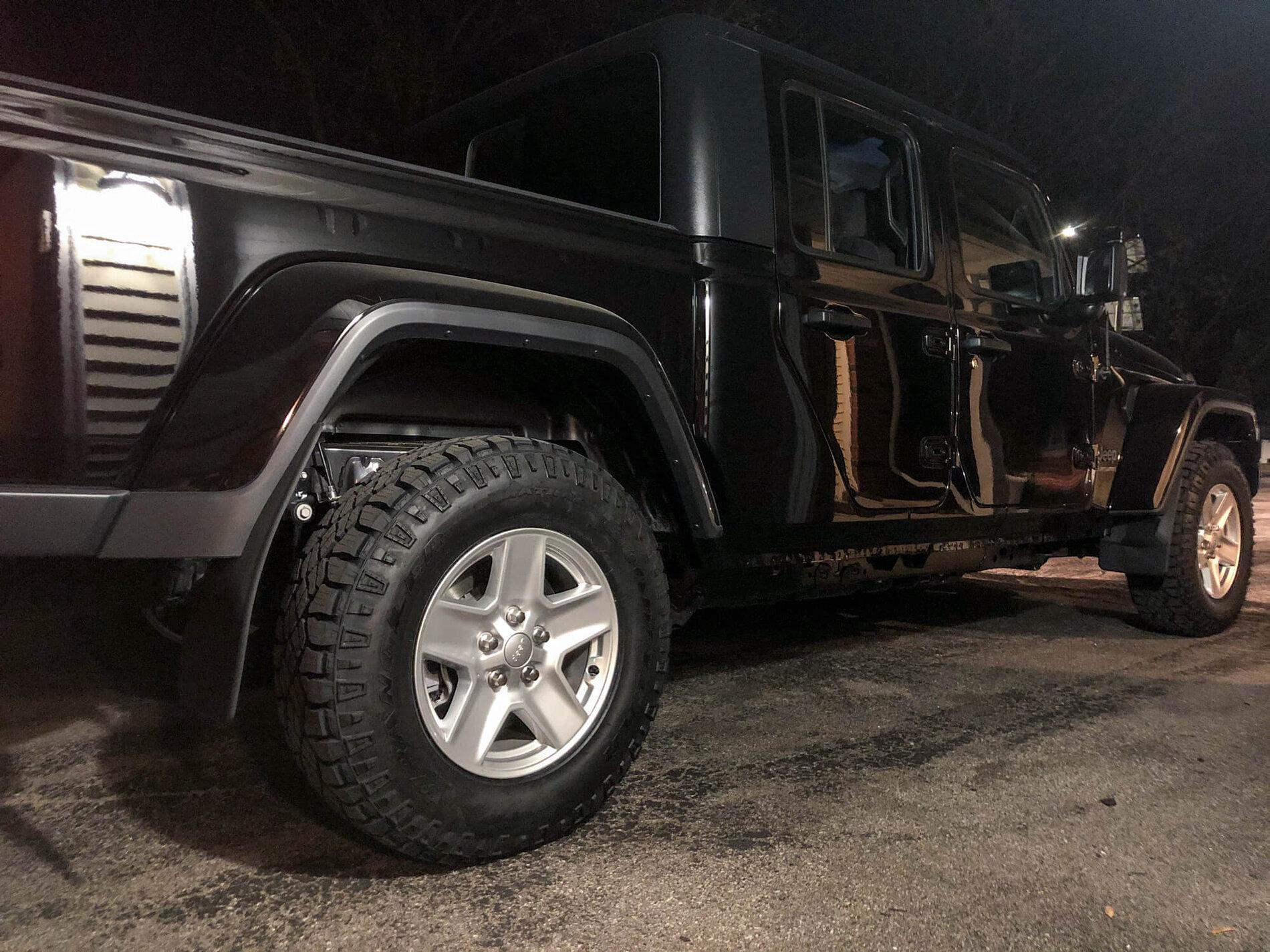 Jeep Gladiator Need advice - Best "upgraded" tire size on stock Sport S rims? sport_s_wheel