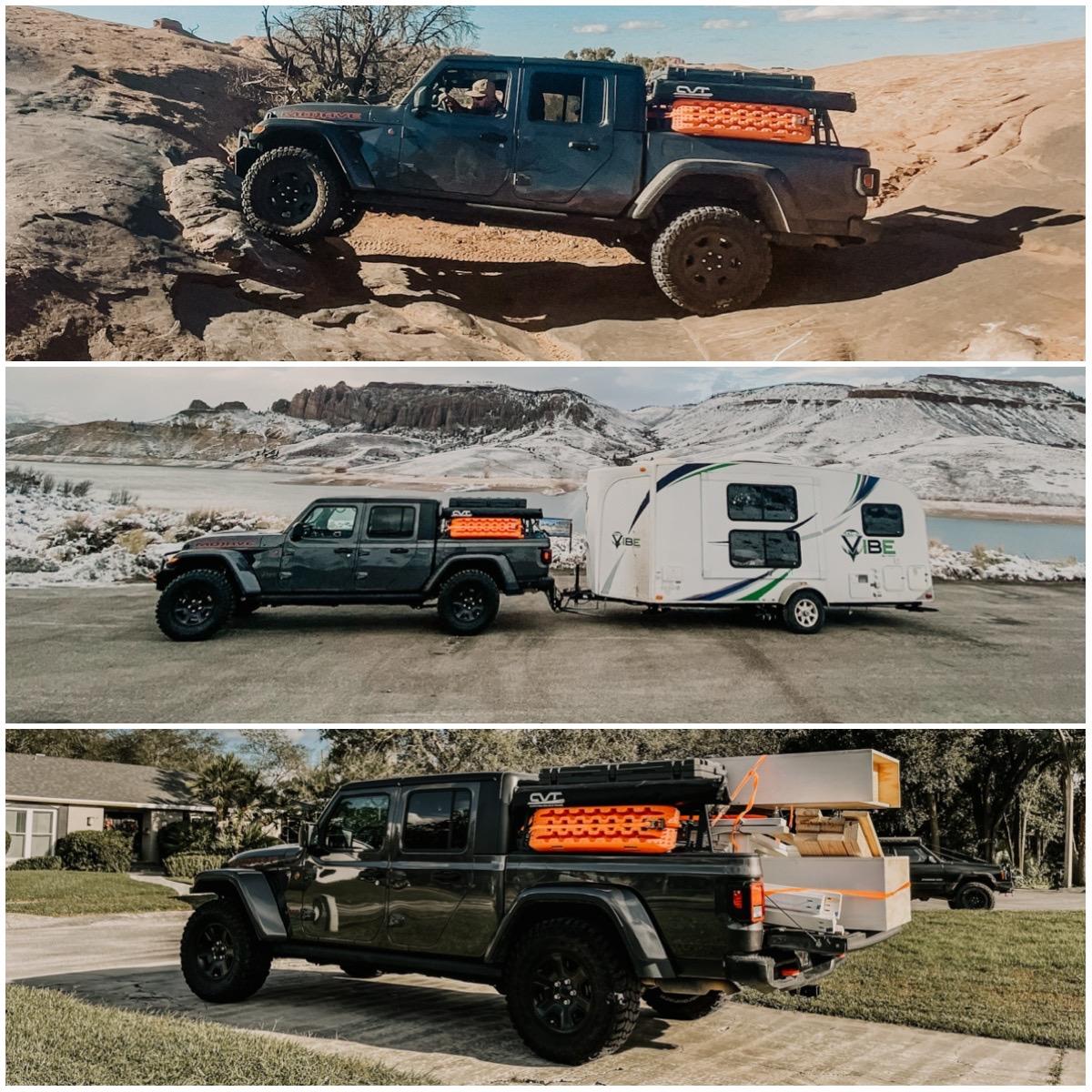 Jeep Gladiator This truck really can do it all. Wheeling, towing, and truck stuff. The perfect fun family vehicle 3BB1DA6B-1C90-45EE-8FC9-989D5269A4DF