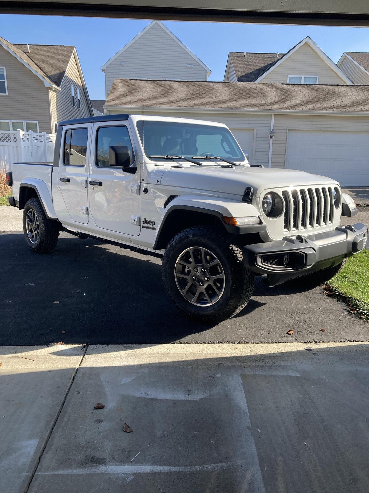 Jeep Gladiator New here, 2021 80th Anniversary JT