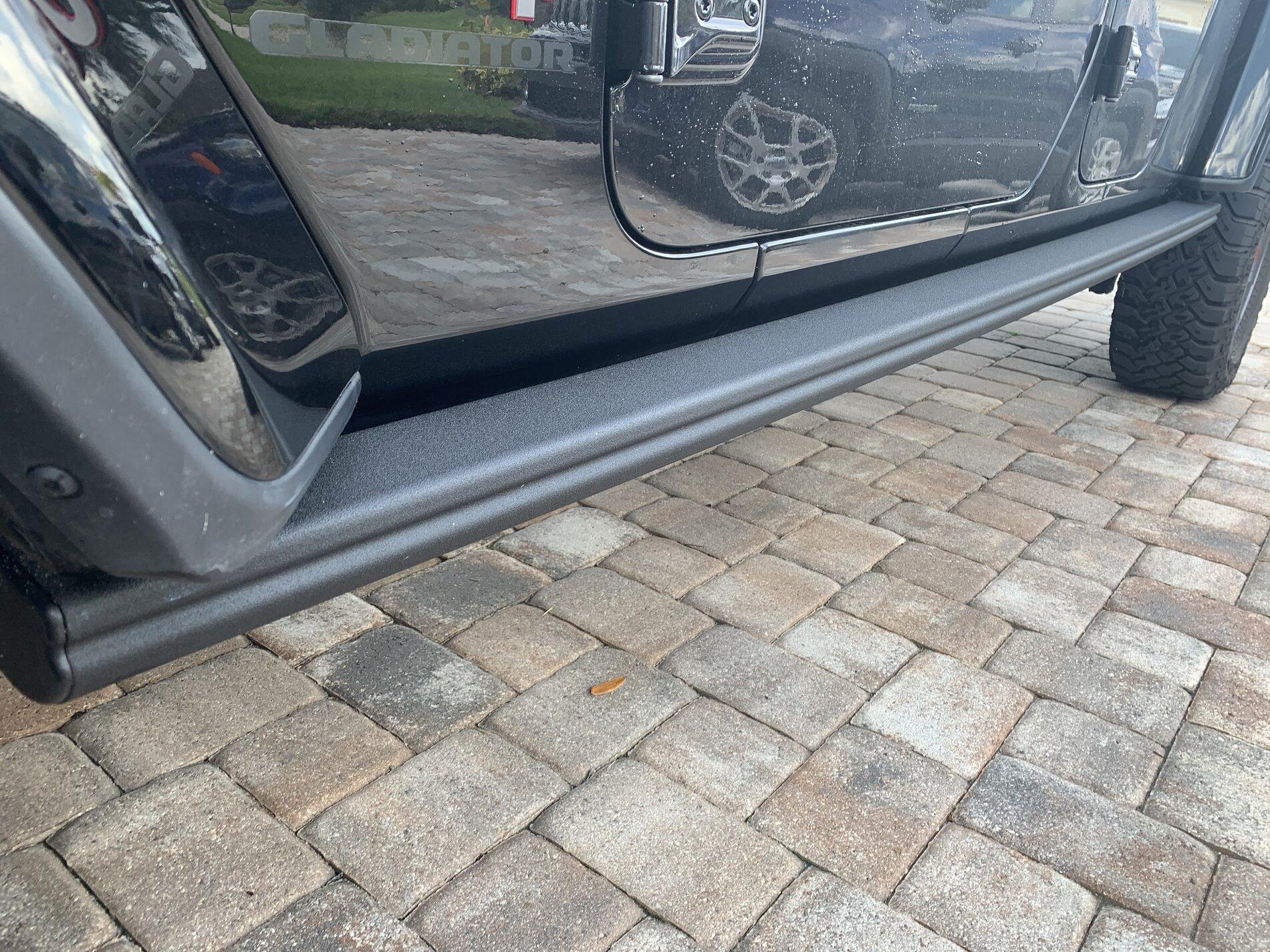 Jeep Gladiator Mopar Performance Enhanced Rock Rails with Step Assist for Sale $400. 1FE39E22-53AE-4269-A674-5CC25F8C850B