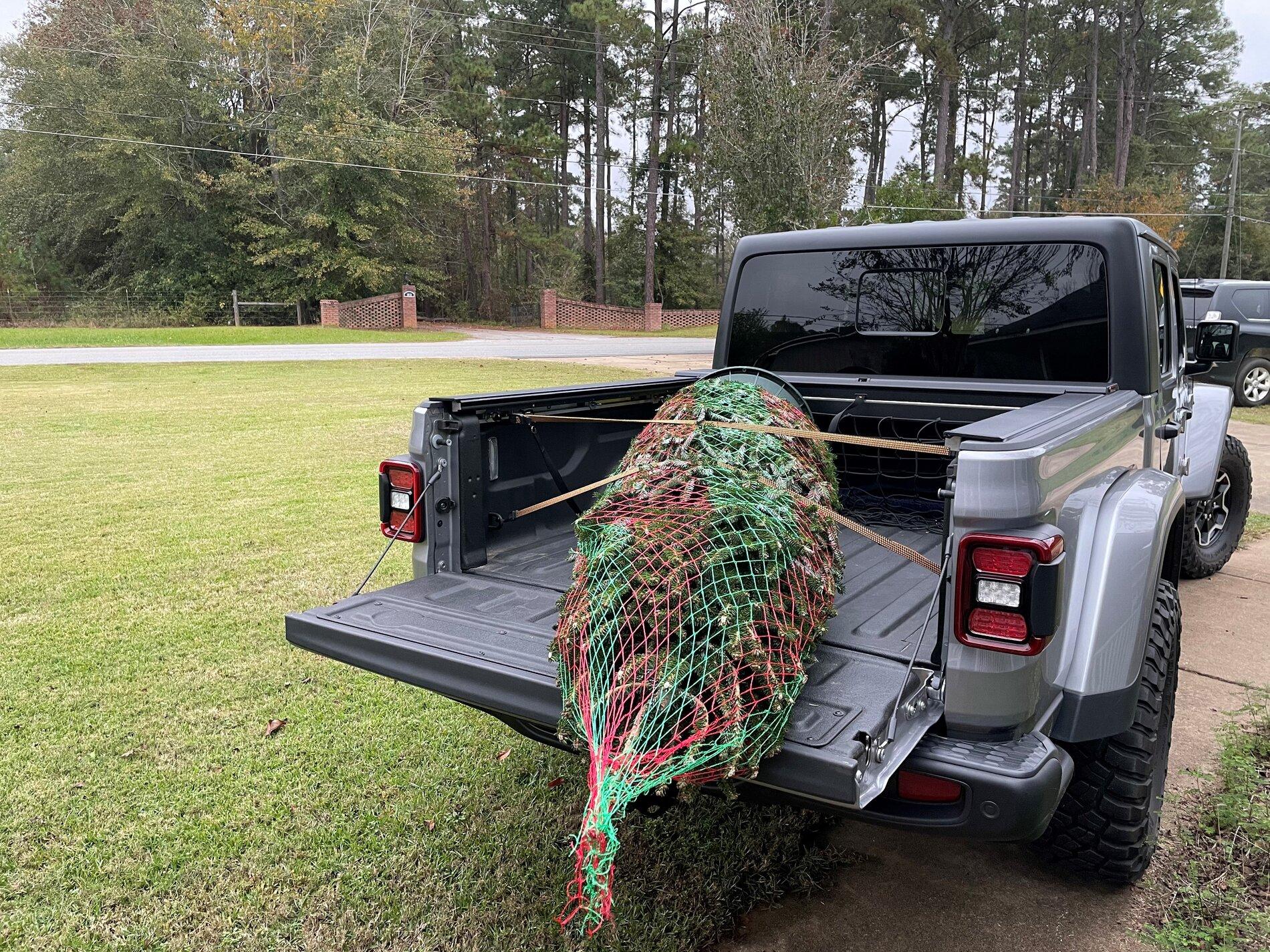 Jeep Gladiator What did you HAUL in your JT today? Christmas Tree 2020