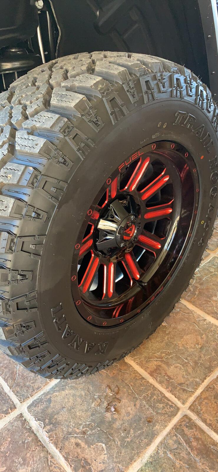 Jeep Gladiator NEW PRICE! Set of 4 Fuel Hardline (Red) with Kanati Trail Hog A/T 37s (less than 1000 miles) 772BD458-AEE8-4516-B6CE-C7A9323EC2BF.JPG