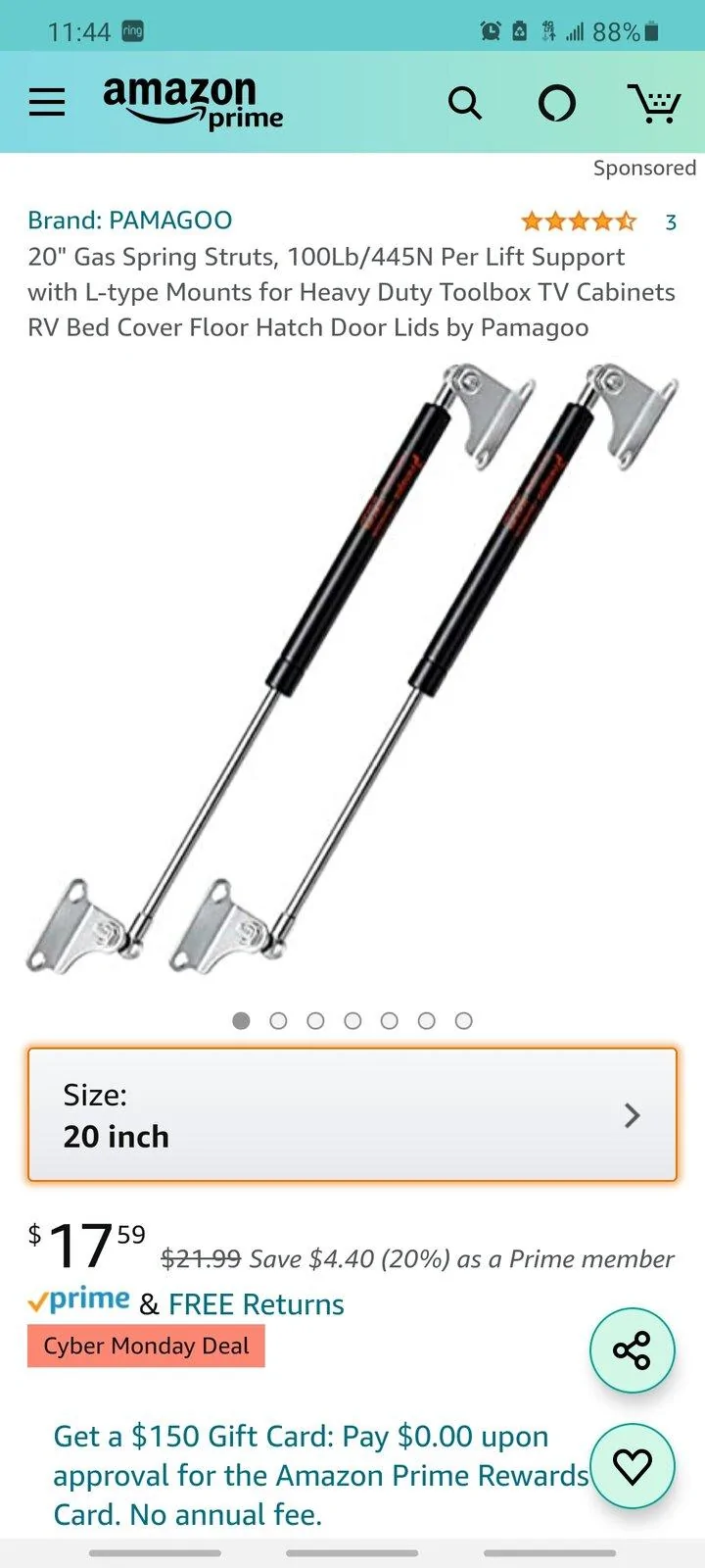 Jeep Gladiator JT Gladiator Upper Decker Hinged Cargo Basket Now Available! Screenshot_20201130-114455_Amazon Shopping