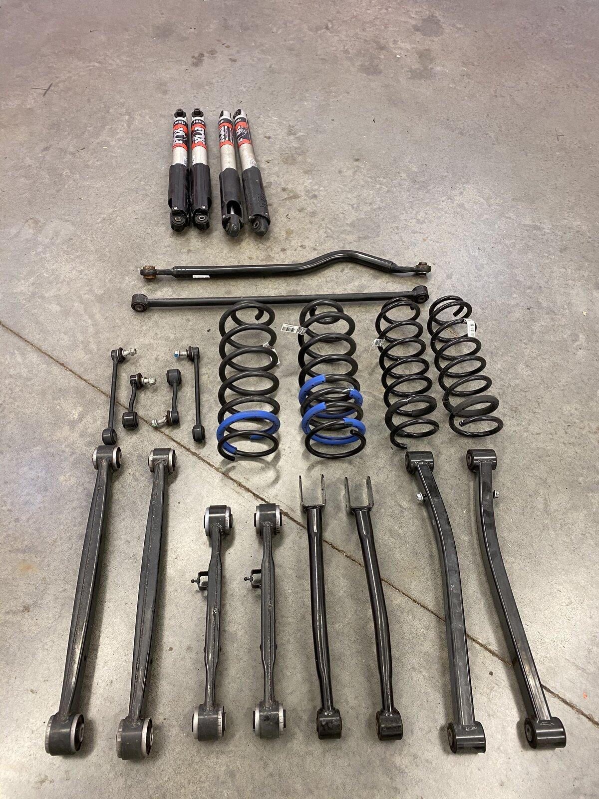 Jeep Gladiator Rubicon Complete Suspension 99394634-7C9A-4D5D-AC7C-BAF997A34853