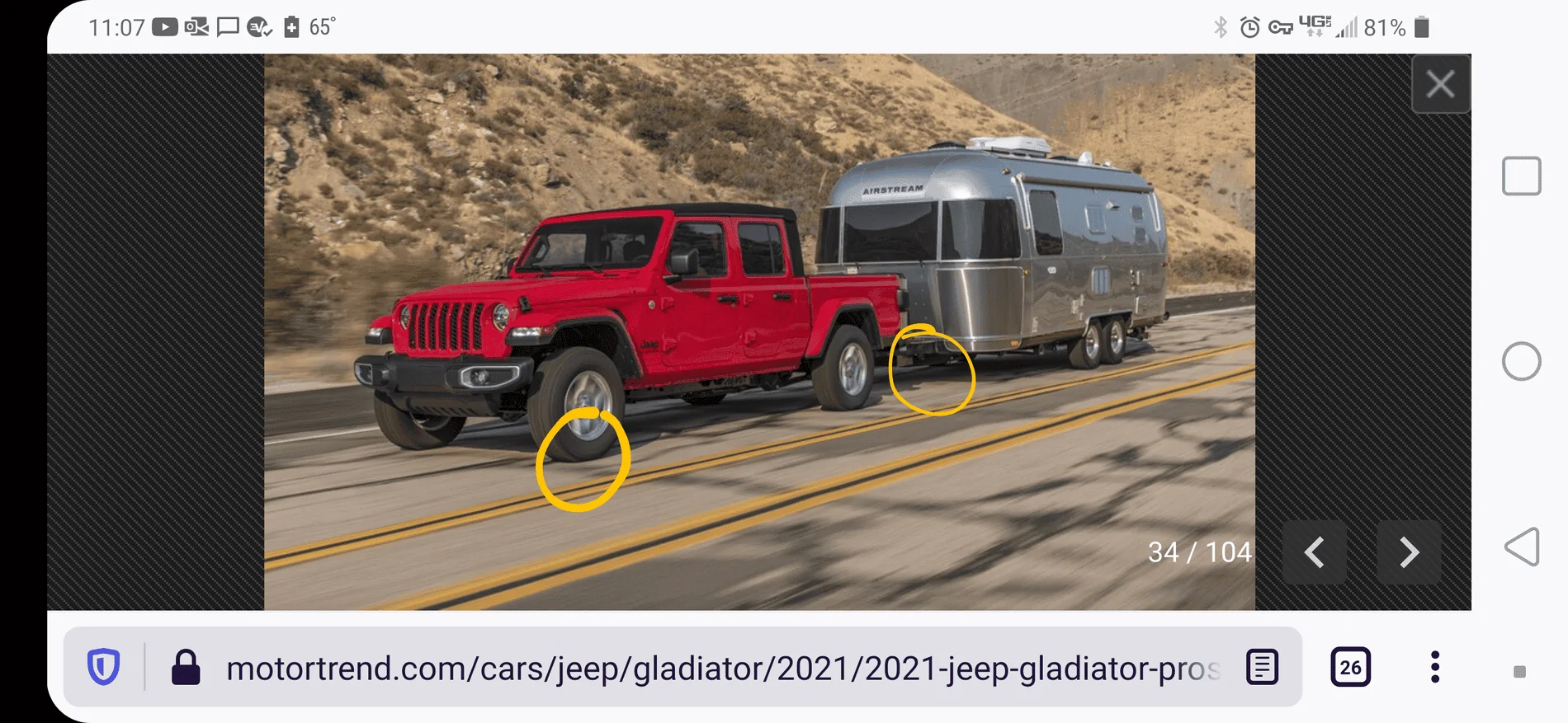 Jeep Gladiator MotorTrend 2021 Gladiator Review - Terrifying Towing? Screenshot_20201201-110739~2