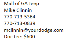Jeep Gladiator Looking for Florida dealer willing to match Gupton price 1606929424915