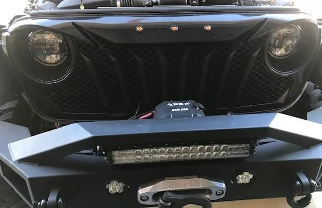 Jeep Gladiator JK / JL / JT 2008 - 2020 FRONT FALCON BUMPER WITH EXTRAS 3