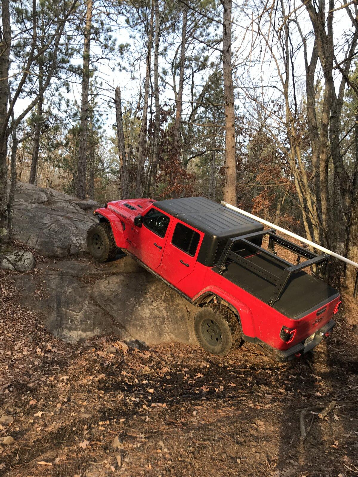 Jeep Gladiator Anyone remove the hitch when wheeling? IMG_4748