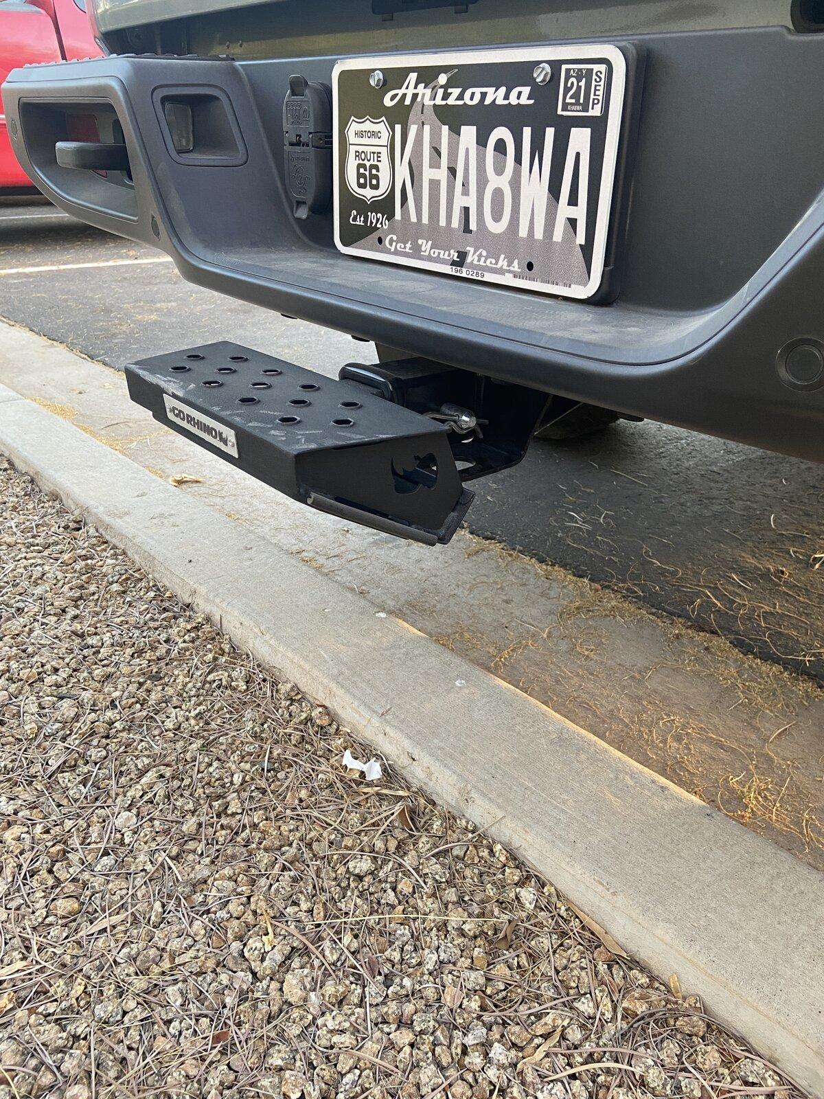 Jeep Gladiator Anyone remove the hitch when wheeling? IMG_4077.JPG