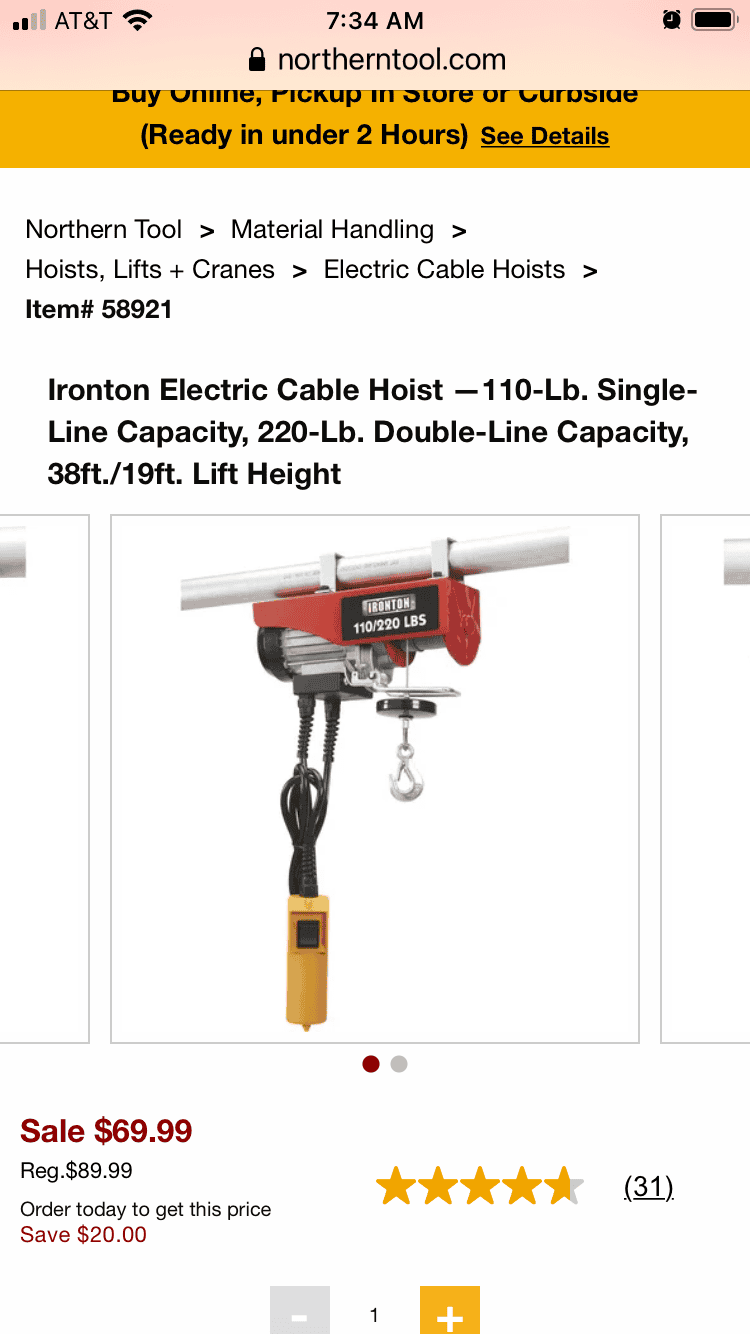 Jeep Gladiator My door and top storage DIY solutions.... cart and hoist. 9A3DCE8D-7E8B-4EFE-909D-86B167711F0C