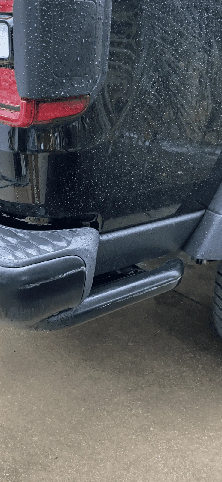 Jeep Gladiator 2020 Rubicon Rear (bed) Rock Sliders w/Brackets and Factory Rear Bumper 926BBE49-2304-45D7-9856-D3257B5A3F84