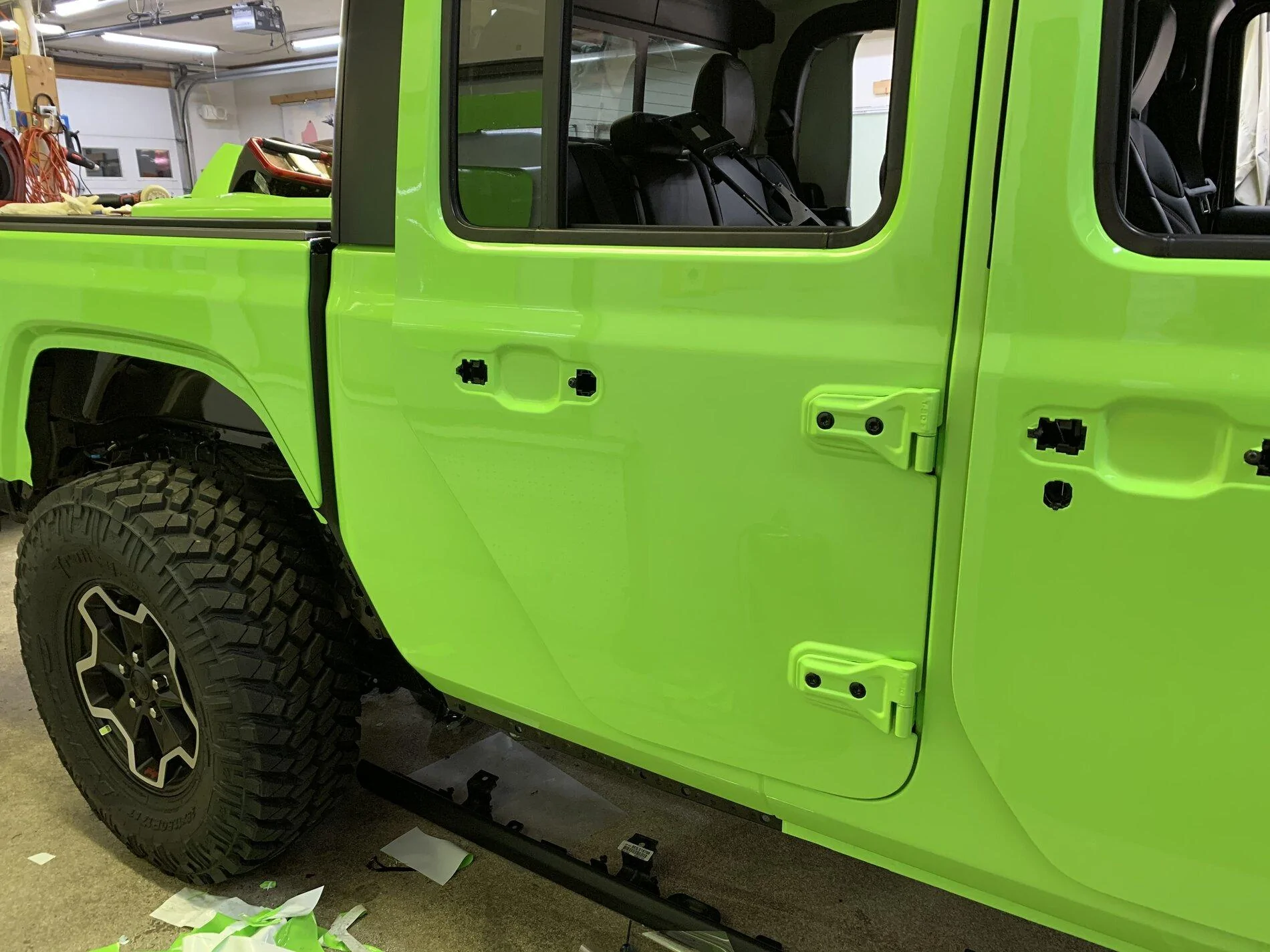 Jeep Gladiator Update, for sale: Finally getting Wrapped... Inozetek SuperGloss Acid Green Gladiator (updated with pictures) 5243c438-87cd-4986-b7fe-52ddffa29f19-jpeg