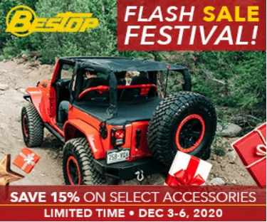Jeep Gladiator Bestop’s Flash Sale Festival starts now!!! 1607031663305