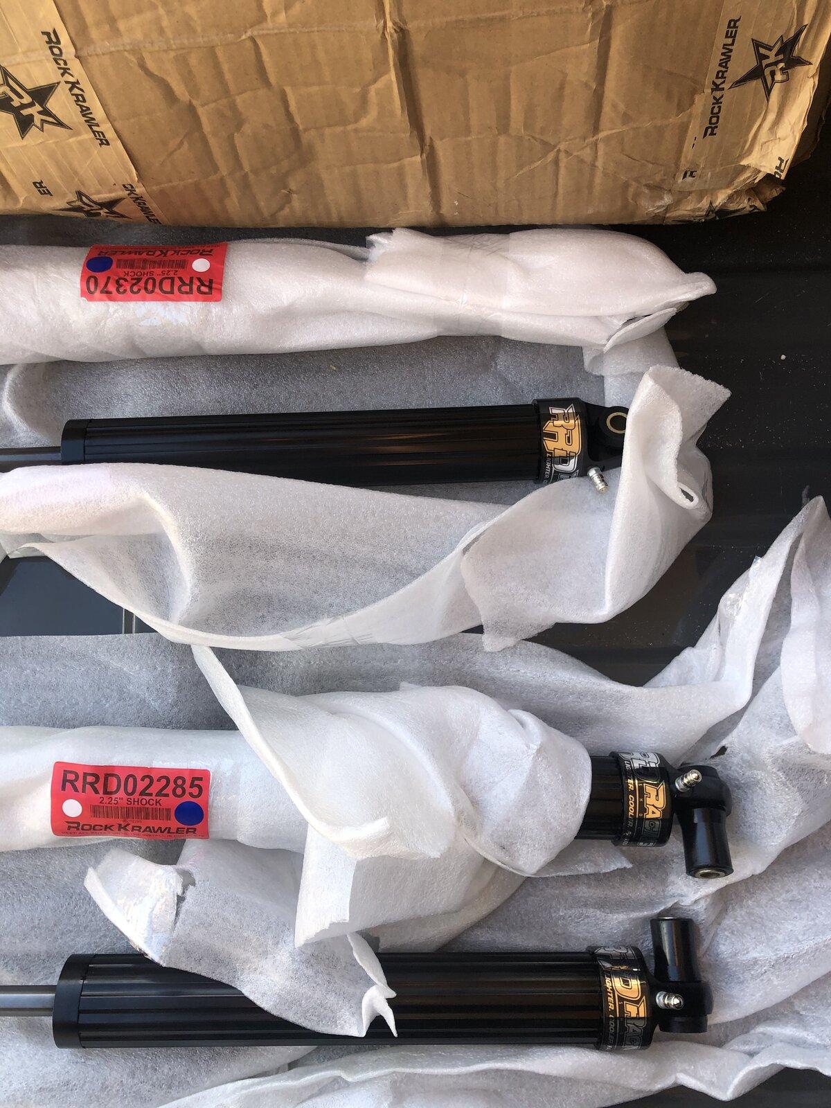 Jeep Gladiator NEW Rock Krawler JT 3.0 Inch RRD 2.25 shocks 56B3F6C2-25AF-4EC9-A95B-8CC082800538