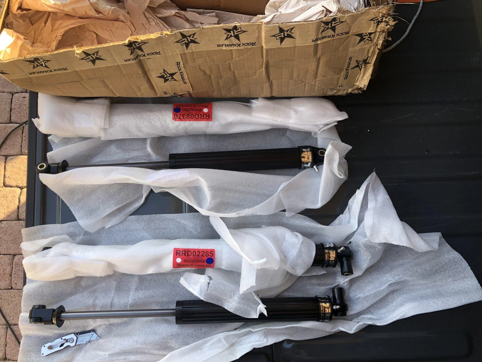 Jeep Gladiator NEW Rock Krawler JT 3.0 Inch RRD 2.25 shocks 9774D255-1A3E-40EE-82FD-CE733905D851