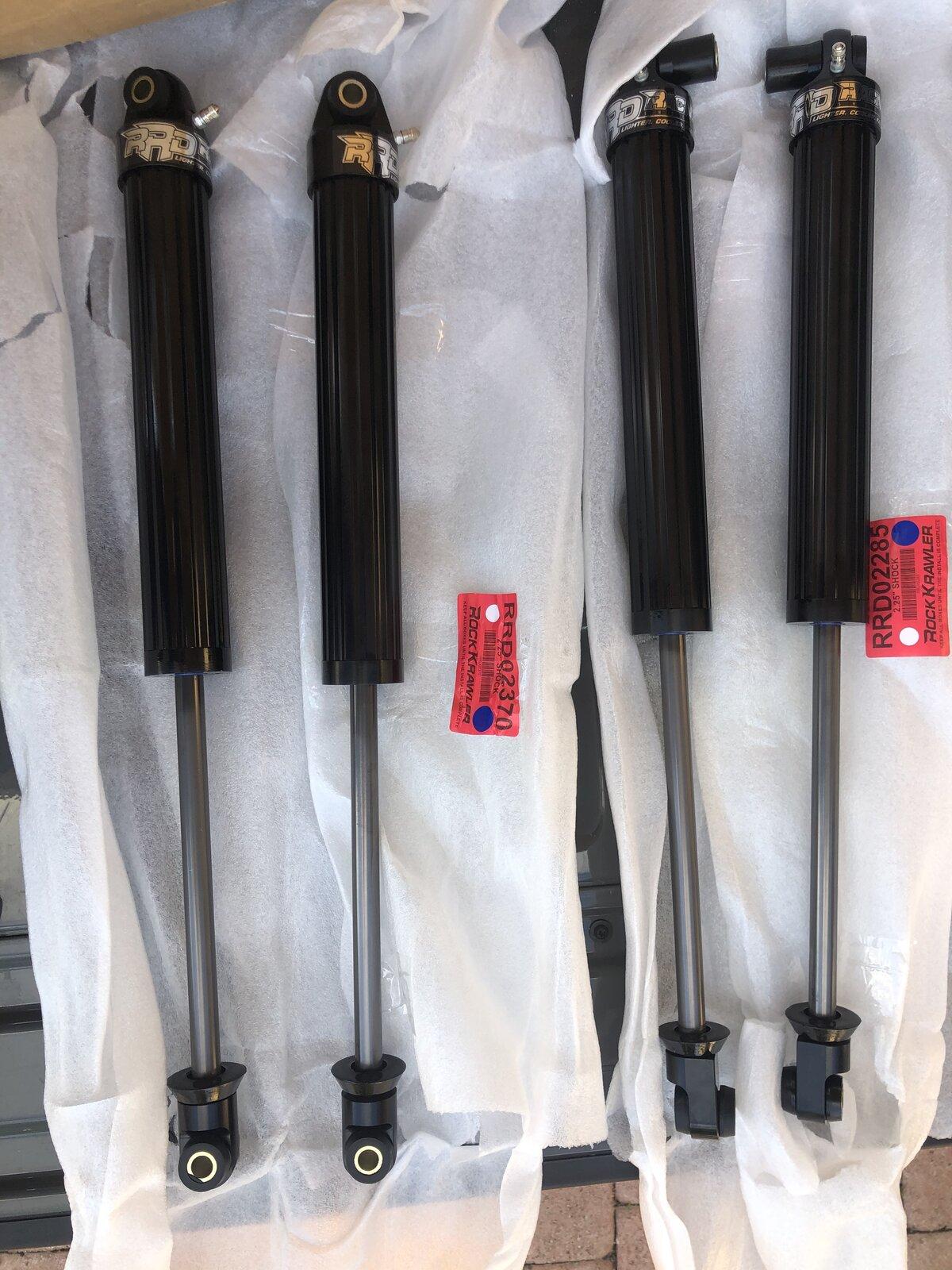 Jeep Gladiator NEW Rock Krawler JT 3.0 Inch RRD 2.25 shocks 5A21F619-7DC7-4A3F-82AD-71DBB82CC071