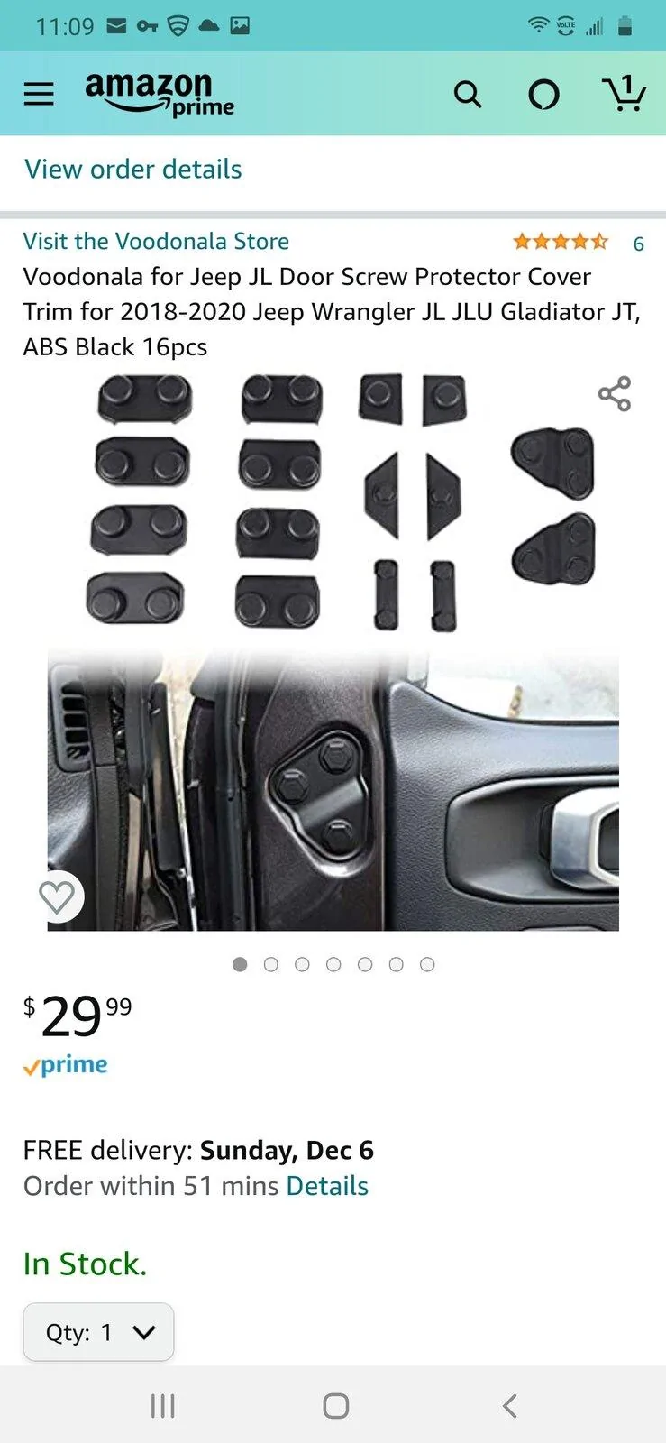 Jeep Gladiator What did you do TO your Gladiator today? [ADMIN WARNING: NO POLITICS, NO GUN TALK] Screenshot_20201203-230910_Amazon Shopping