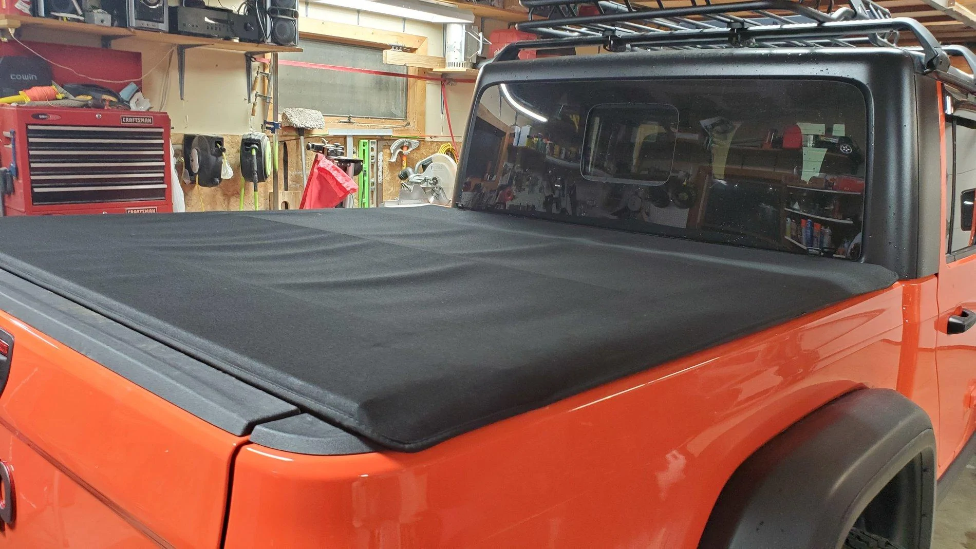 Jeep Gladiator Mopar premium soft roll up Tonneau cover $425 20201021_192624