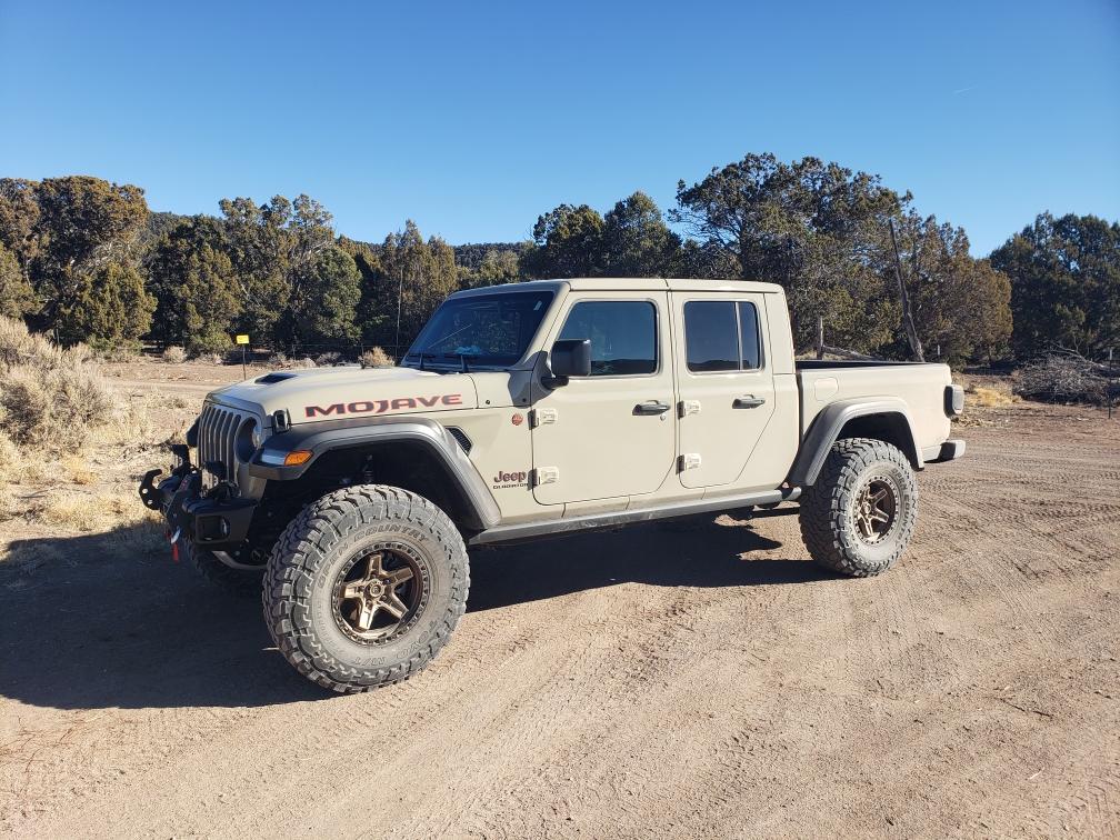 Jeep Gladiator Lets see the spacer lifts Mojave 12-5-20 4