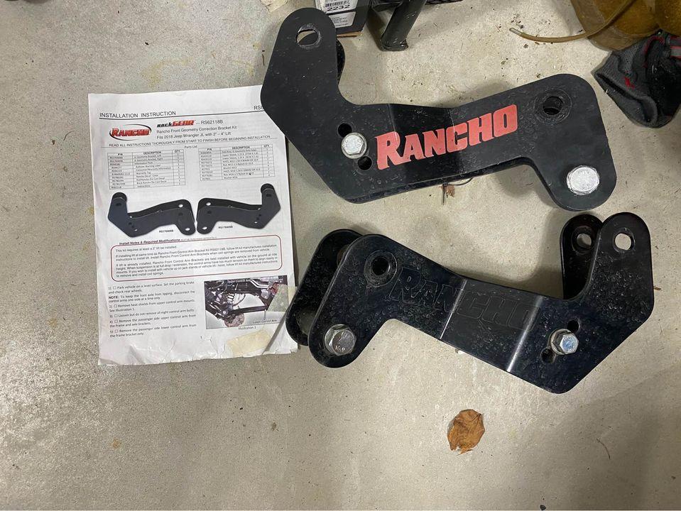 Jeep Gladiator Suspension components JT/JL for Sale RANCHO GEOMETRY BRACKETS
