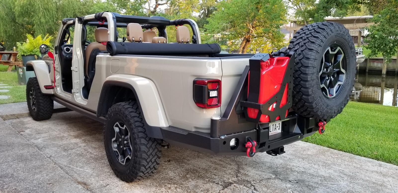 Jeep Gladiator Dual Swing Rear Bumper with tire carrier Resized_20200806_191559