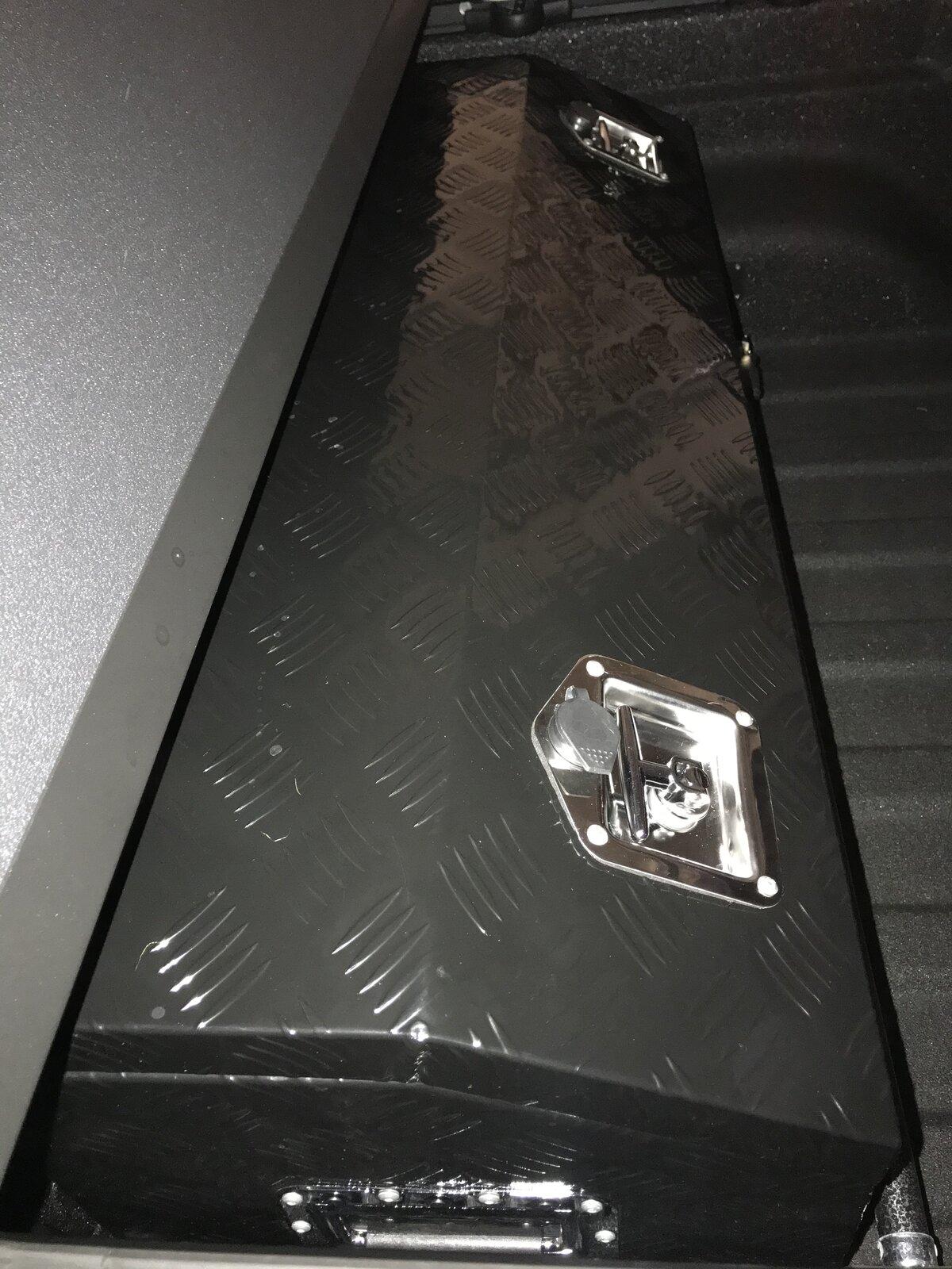 Jeep Gladiator Does anyone have any good locking toolboxes for the bed that fit UNDER a tonneau cover? 371CB919-E9AD-4DB8-A0DD-3CF5AF1737D8