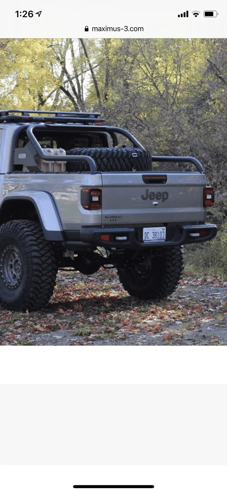 Jeep Gladiator Where is Maximus-3 and its racking?? Helllooooo, McMaximus 94EF3B54-5646-467A-9444-84D6AE4AF59F