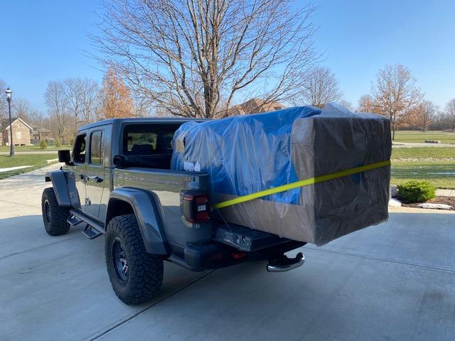 Jeep Gladiator What did you HAUL in your JT today? Couch
