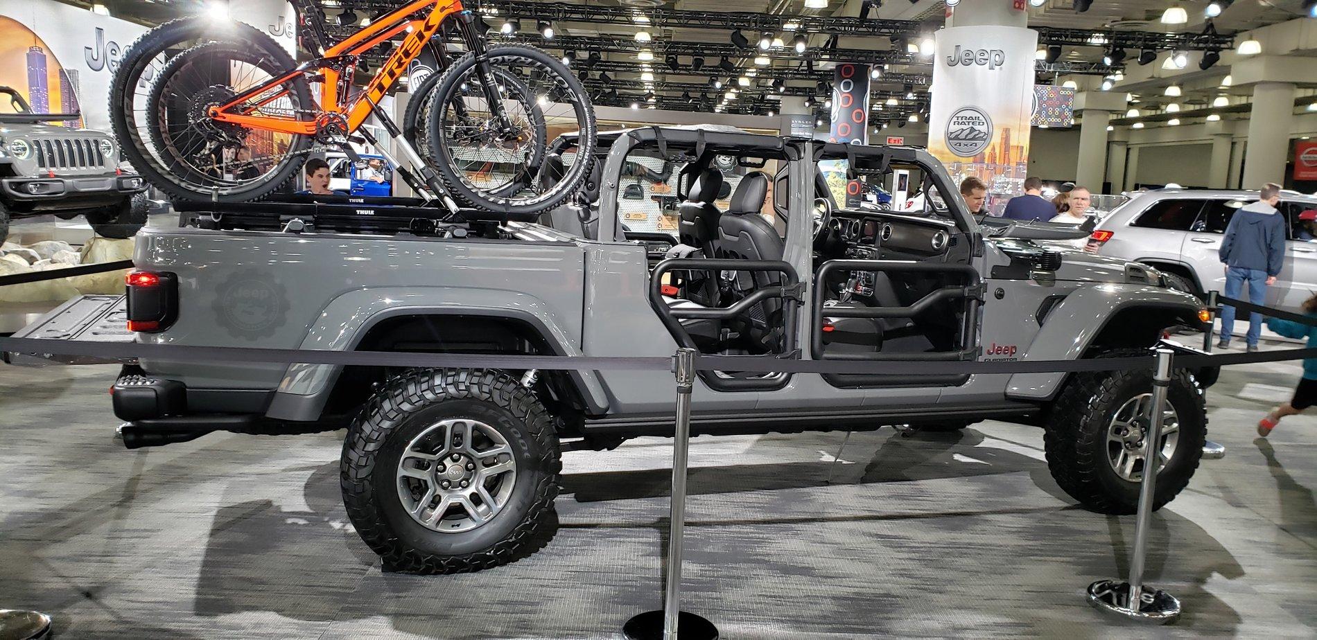 Jeep Gladiator Javits center car show pictures 20190419_103646