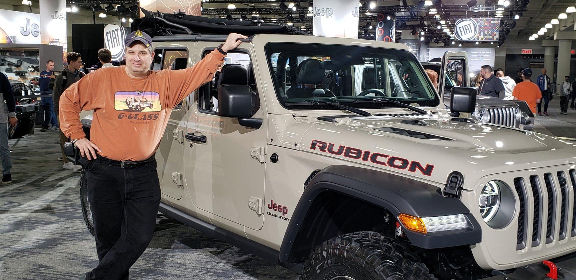 Jeep Gladiator Javits center car show pictures 20190419_103914