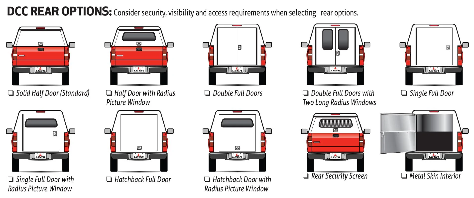 Jeep Gladiator Dual-Action Tailgate on Gladiator? LEER-DCC-Rear-Options