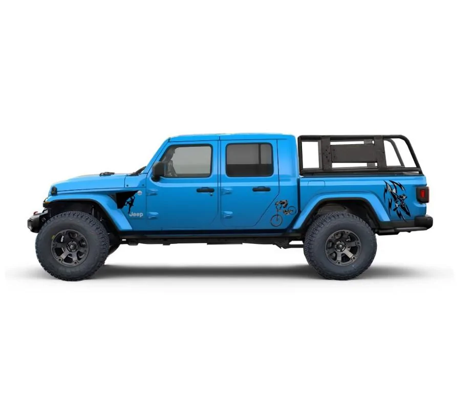 Jeep Gladiator HYDRO BLUE PEARL Gladiator JT Club GladiatorBedrack Graphics